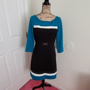 WHBM COLOR BLOCK DRESS
